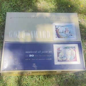 Gold Award Paint by number set